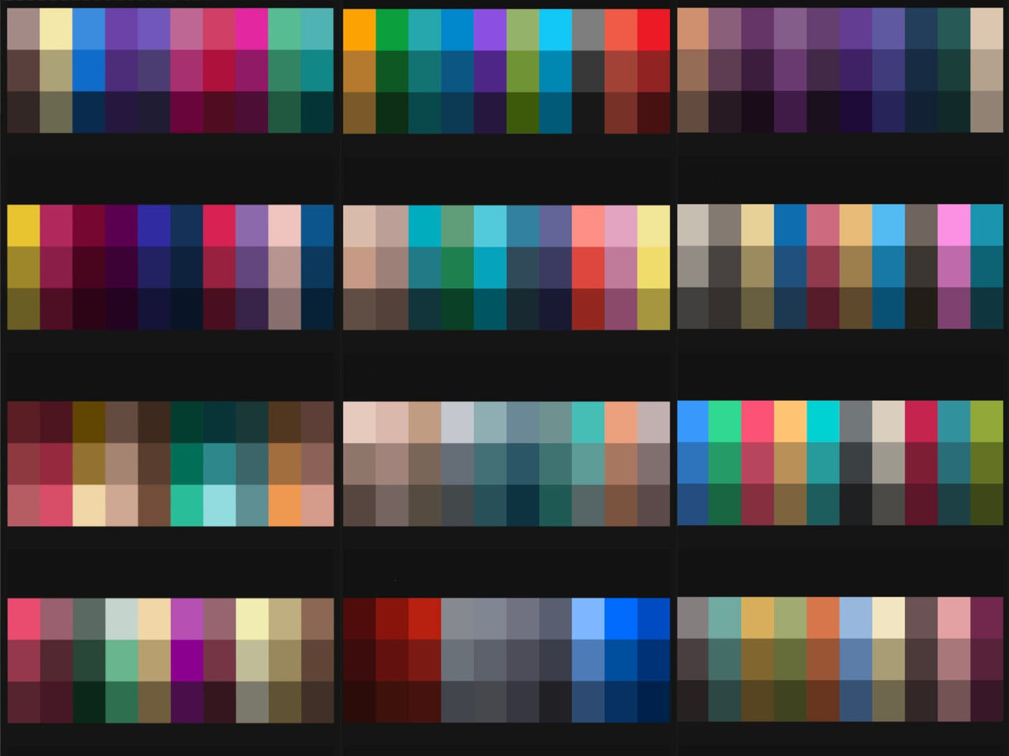 Color Palette Bundle | Procreate Color Palette | Color Wheel | Digital Painting | Procreate Swatches | Procreate Tool | Ipad Illustration